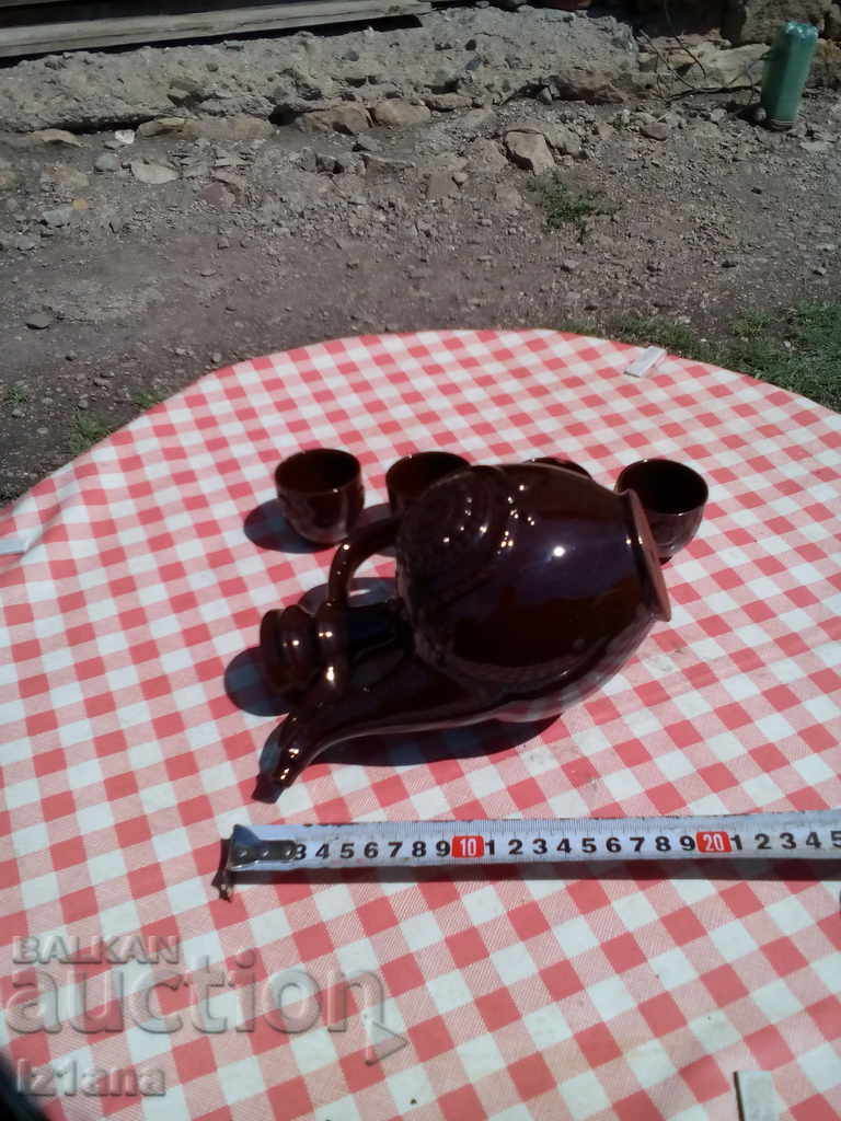 Auction  Old household ceramic service