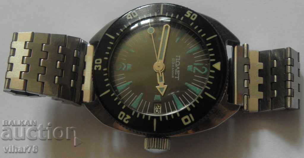 Delivery of RARE AUTOMATIC SUBMARINE WATCH POLET-POLJOT