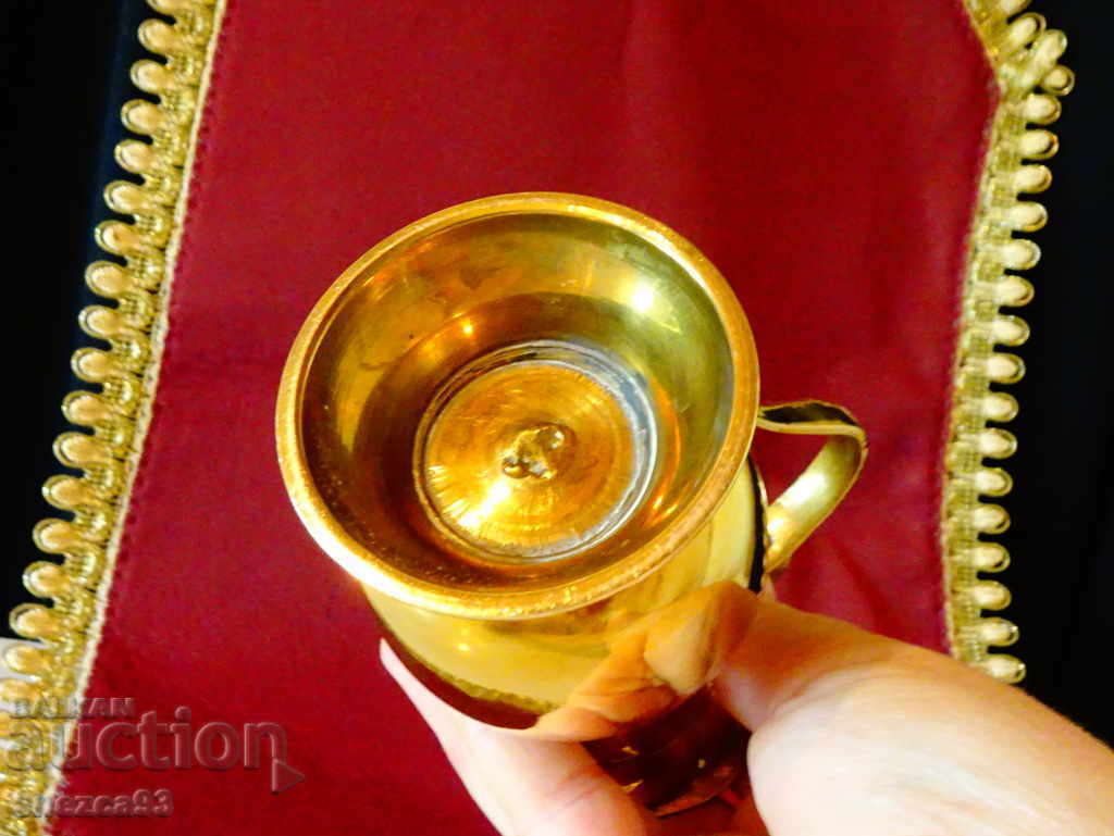 Bronze mug with lid, jug with lid, acorns - 5 Bronze mug with lid, jug with lid, acorns - 5