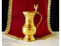 Bronze jug, mug with acorns 150 ml.