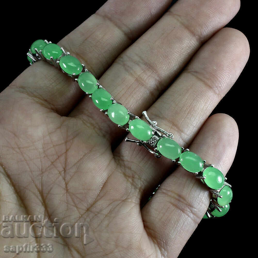 Auction RARE UNIQUE CHRIZOPRAZY BRACELET - UNICEX Auction RARE UNIQUE CHRIZOPRAZY BRACELET - UNICEX