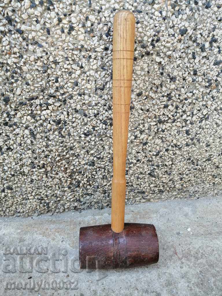 Old wooden hammer, tool, tool - 6 Old wooden hammer, tool, tool - 6