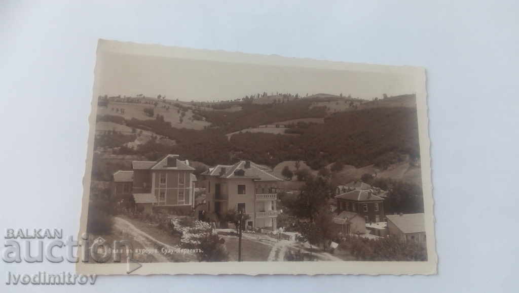 Carte poștală Vile Sulu-Derventa în stațiune 1937