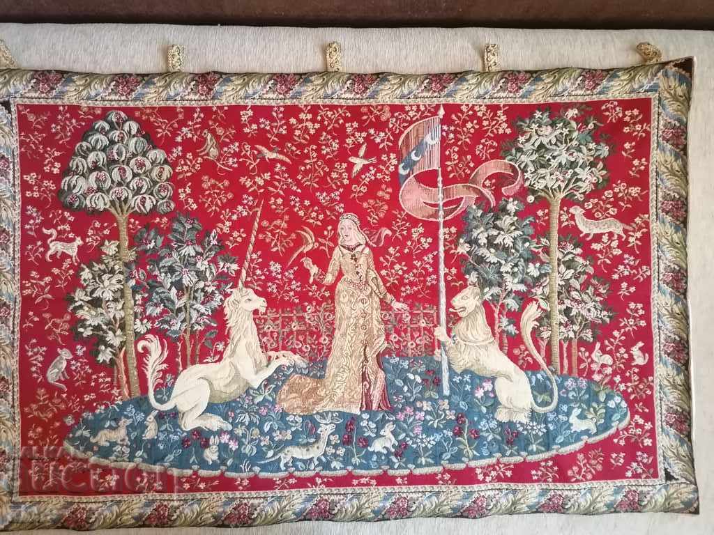 Woven Tapestry - "The Lady and the Unicorn"