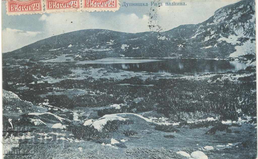 Carte poștală veche - Dupnitsa, muntele Dupnitsa Rila