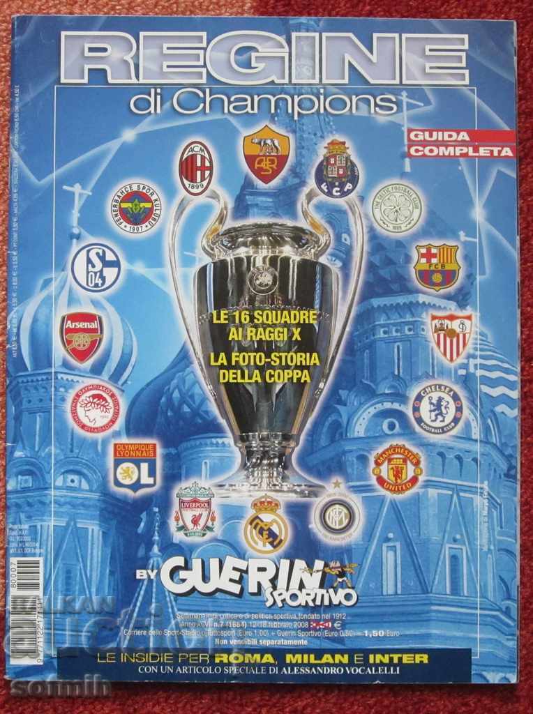 football magazine guerin sports guide champions league 2008