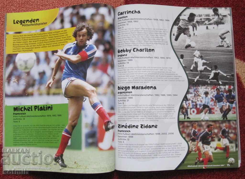 football magazine World Cup 2014 and history with price 25.00 BGN | € 12.78 football magazine World Cup 2014 and history with price 25.00 BGN | € 12.78