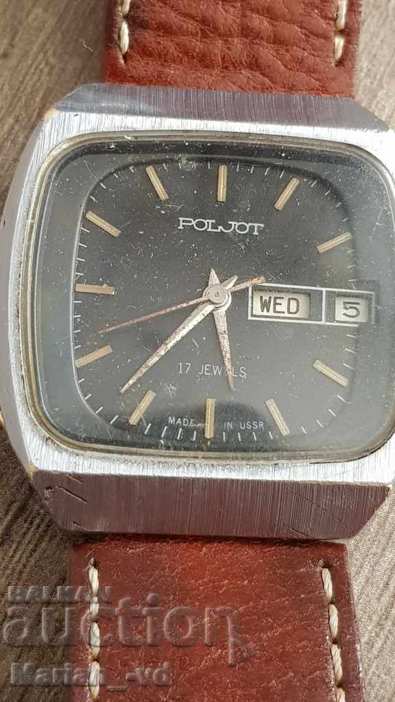 Clock Poljot 17 jewels with price 80.00 BGN | € 40.90 Clock Poljot 17 jewels with price 80.00 BGN | € 40.90