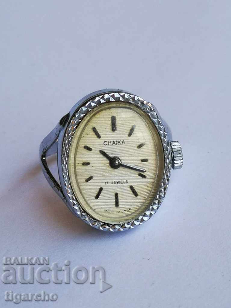 Дамски часовник пръстен