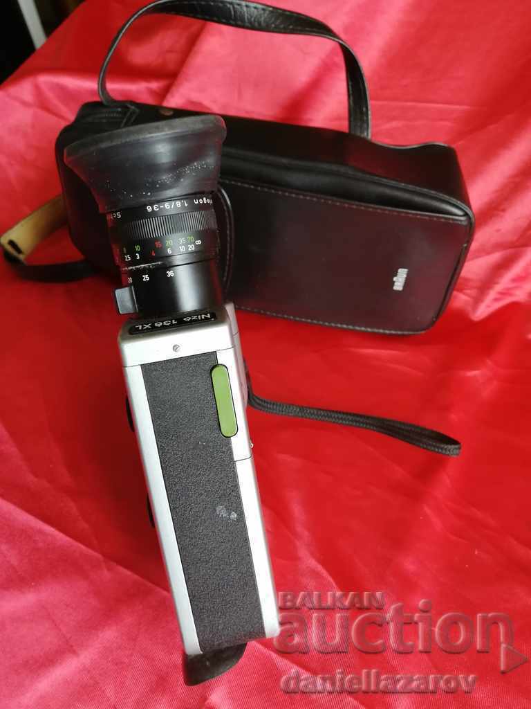 Old Collectible Camera Braun NIZO 136 XL - 5 Old Collectible Camera Braun NIZO 136 XL - 5