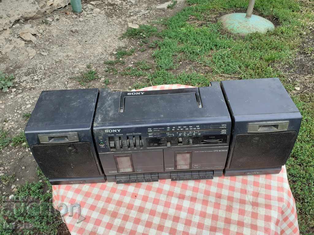 Old radio, SONY radio cassette player - 5 Old radio, SONY radio cassette player - 5