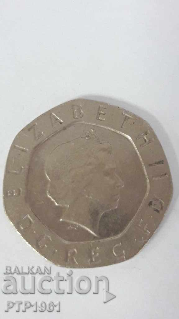 20 pence with price 1.50 BGN | € 0.77 20 pence with price 1.50 BGN | € 0.77