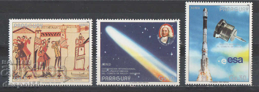 1986. Парагвай. Халеевата комета.