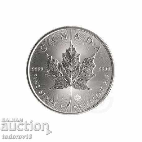 1 oz Silver Maple leaf - 2006