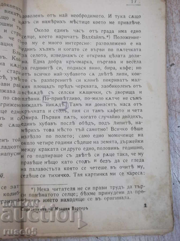 Book "The Sufferings of the Young Werther - JV Goethe" - 193 p. - 5