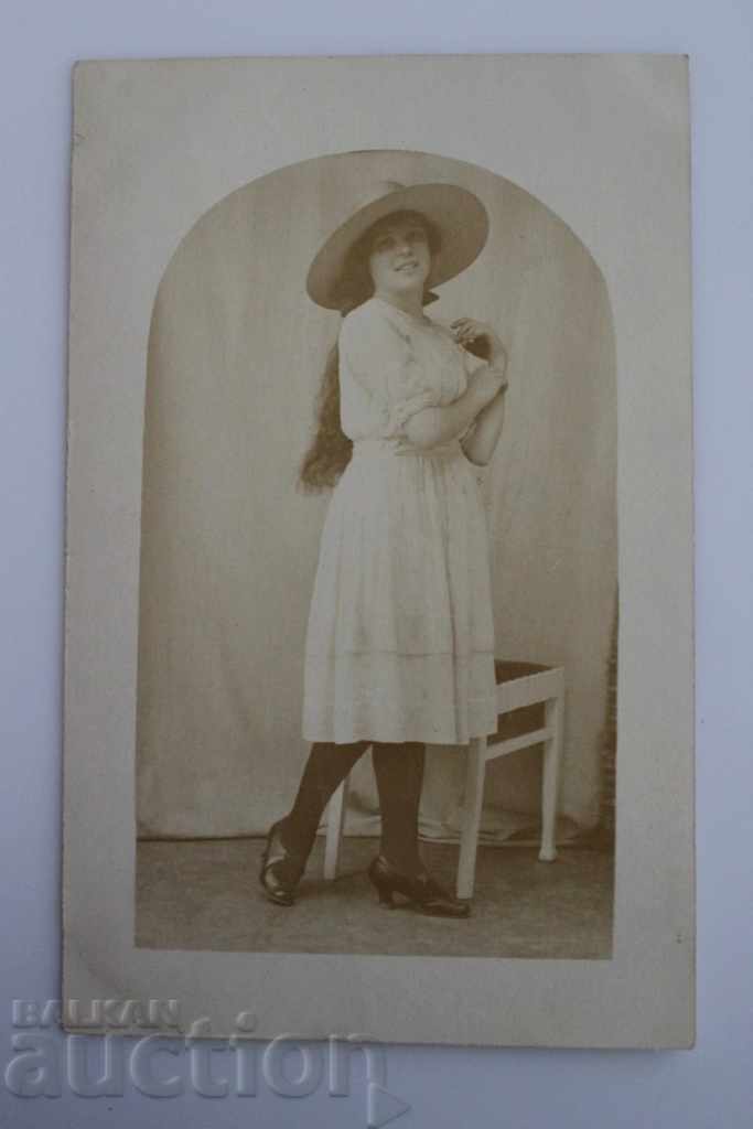 1920s MAJOR GENERAL MIHAIL ZAHARIEV - HIS WIFE PHOTO with price 19.00 BGN | € 9.71