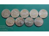 Russia 2019 - 25 rubles "Weapons of the Great Victory" (9 pieces)