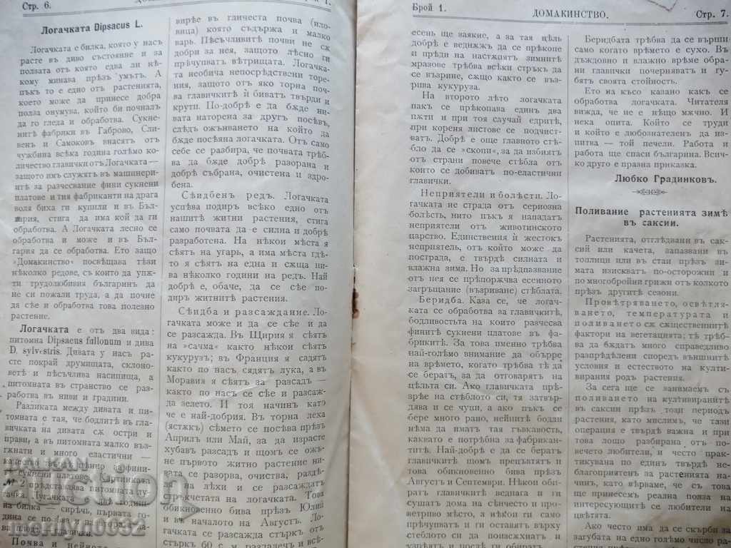 Delivery of Very rare magazine Household 1903 Delivery of Very rare magazine Household 1903