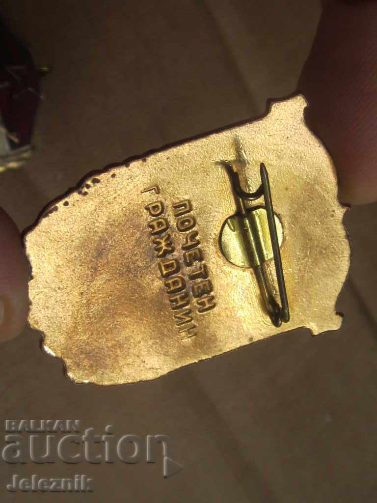 Auction lot 2 rare pin badges Auction lot 2 rare pin badges