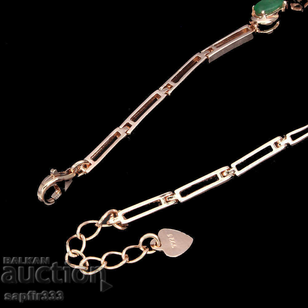 Auction EMERALDS AND ZIRCONIA ELEGANT BRACELET Auction EMERALDS AND ZIRCONIA ELEGANT BRACELET