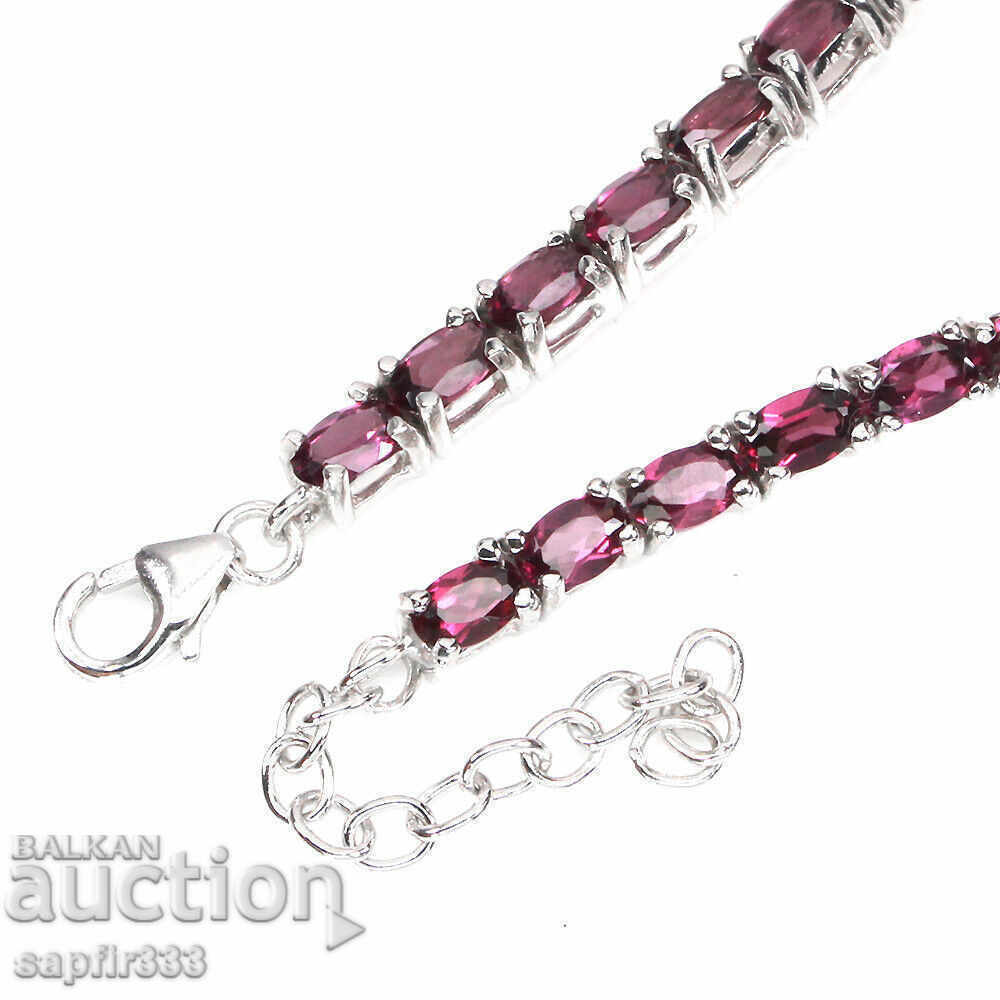 Auction UNISEX FINE BRACELET RHODOLITE GARNETS Auction UNISEX FINE BRACELET RHODOLITE GARNETS