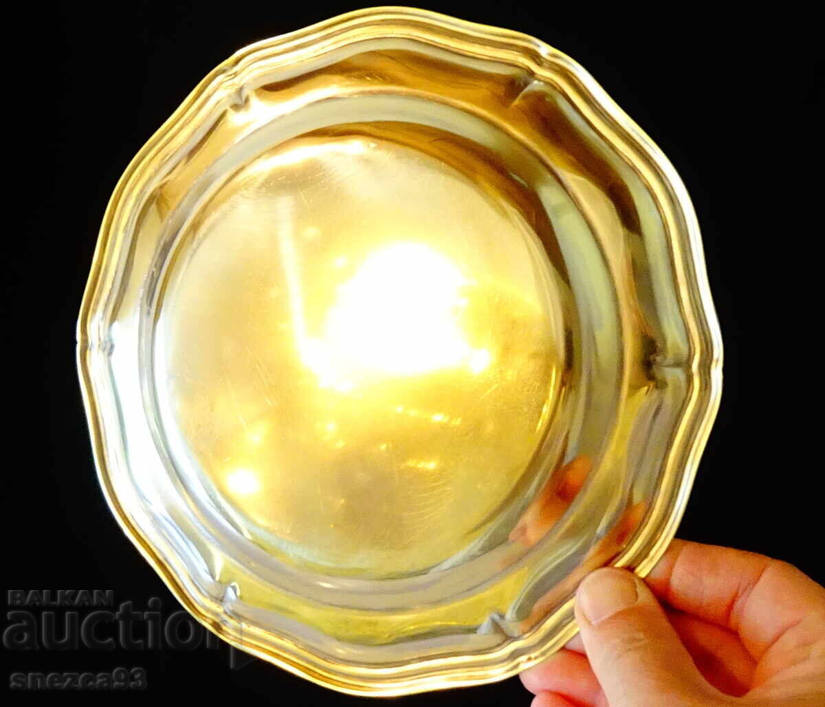 Brass plate 18 cm. with price 9.00 BGN | € 4.60 Brass plate 18 cm. with price 9.00 BGN | € 4.60