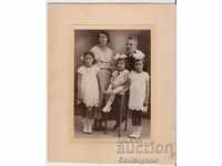 Carton foto Familia 1936