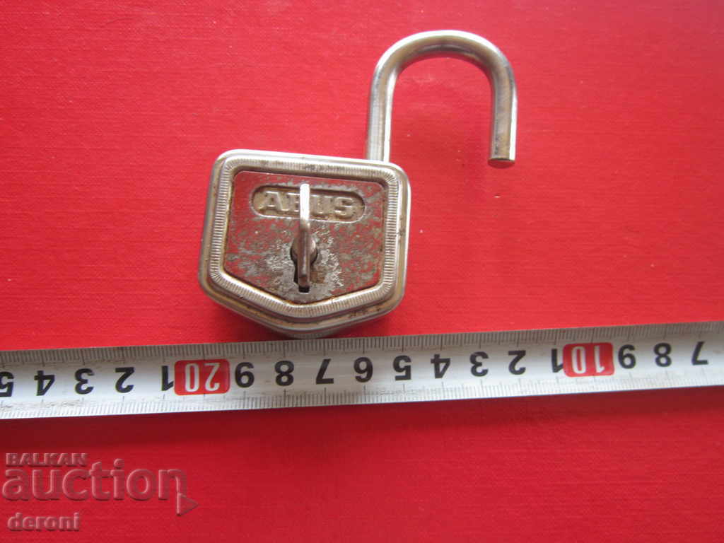 Padlock Abus 105 DEP 50 mm with wrench marked with price 25.00 BGN | € 12.78 Padlock Abus 105 DEP 50 mm with wrench marked with price 25.00 BGN | € 12.78