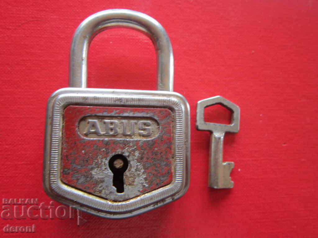 Padlock Abus 105 DEP 50 mm with wrench marked - 5 Padlock Abus 105 DEP 50 mm with wrench marked - 5