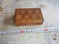 Great jewelry box wood carving from walnut