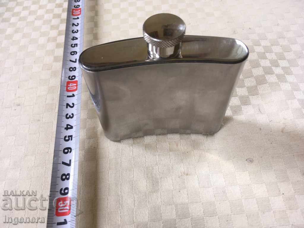 Auction FLASH BOTTLE METAL NEW 5 OZ Auction FLASH BOTTLE METAL NEW 5 OZ