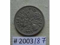 6 pence 1955 Great Britain