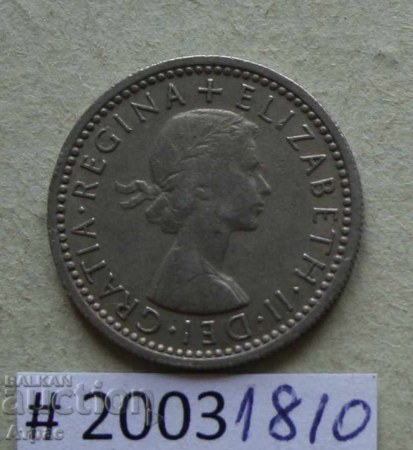 6 пенса  1960  Великобритания с цена € 0.31 | 0.61 лв.