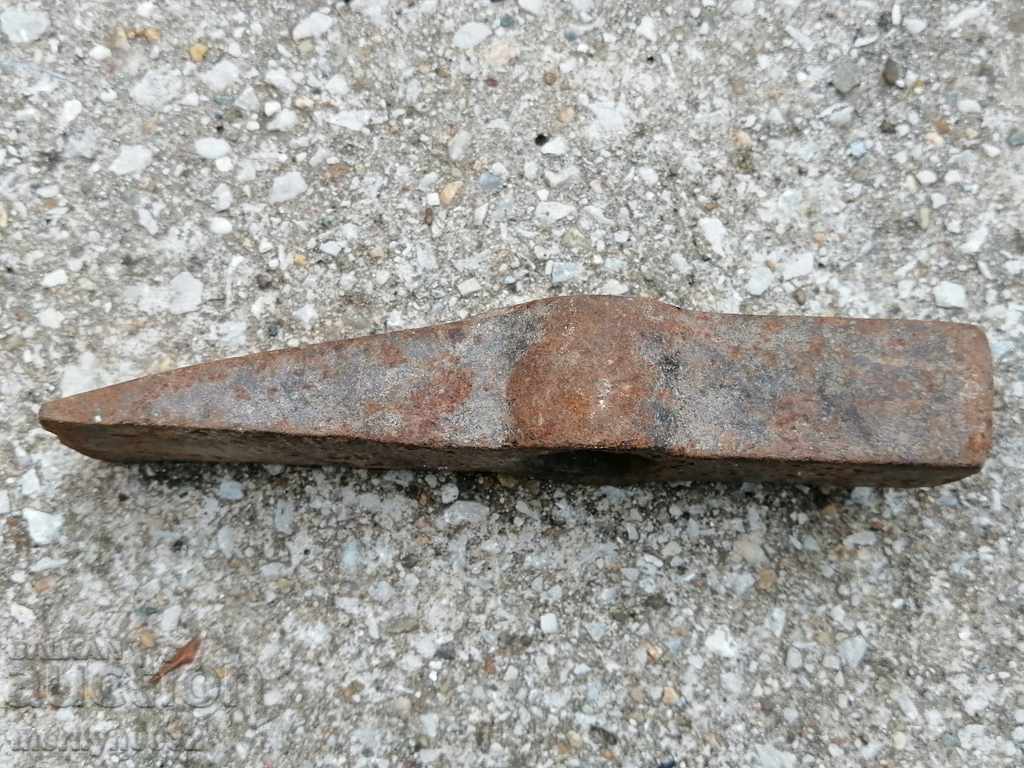 Auction  Old Bulgarian hammer hammer tool forged wrought iron