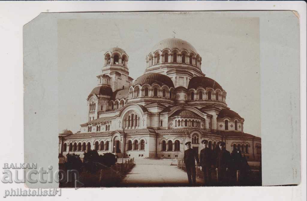 OLD SOFIA approx. 1910 PHOTO Church Al. Nevsky RARE! 067