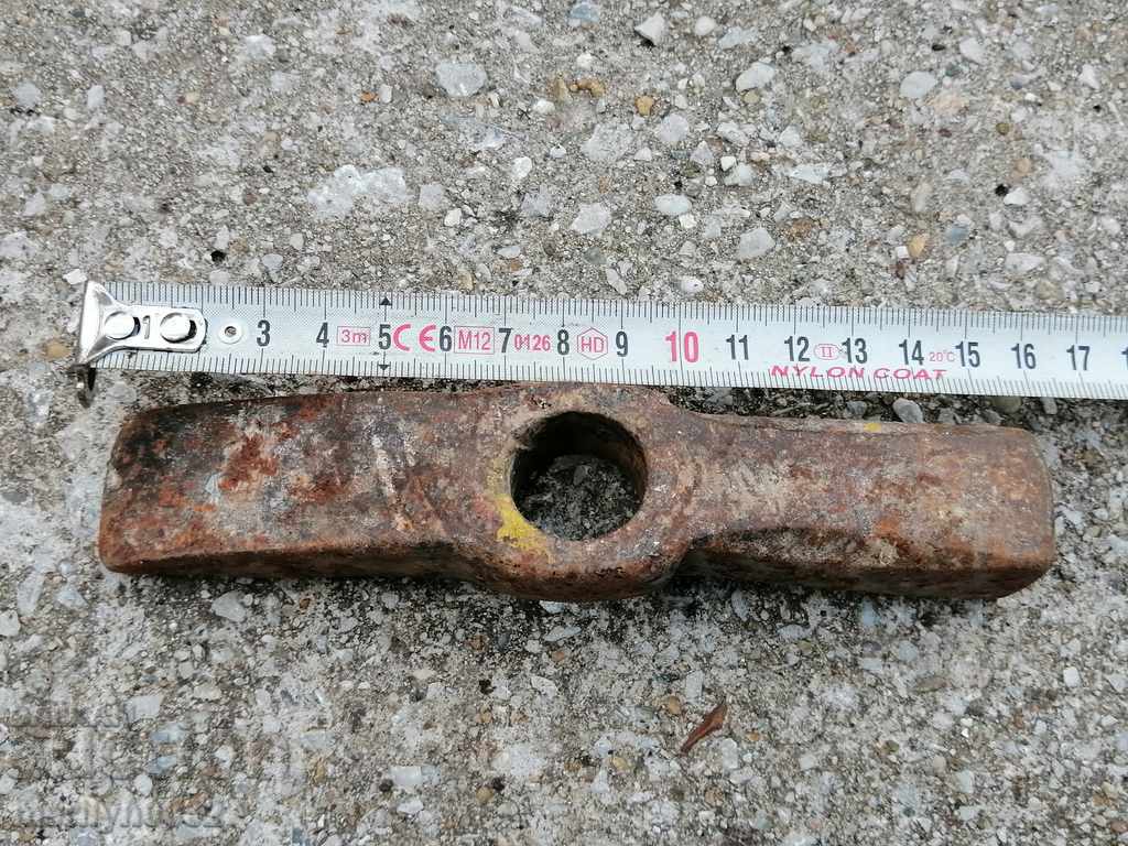 Auction Old Bulgarian hammer hammer tool forged wrought iron Auction Old Bulgarian hammer hammer tool forged wrought iron