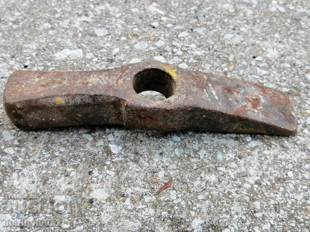Old Bulgarian hammer hammer tool forged wrought iron - 6 Old Bulgarian hammer hammer tool forged wrought iron - 6
