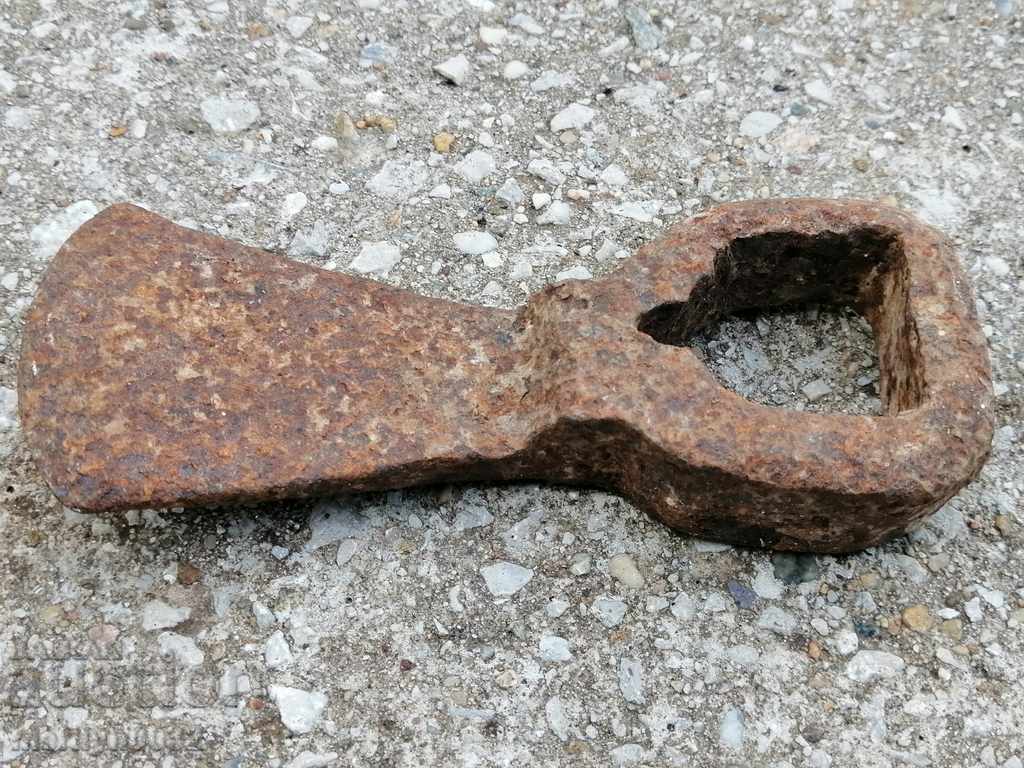 Old tool, agricultural instrument, chapel, wrought iron with price 37.00 BGN | € 18.92 Old tool, agricultural instrument, chapel, wrought iron with price 37.00 BGN | € 18.92