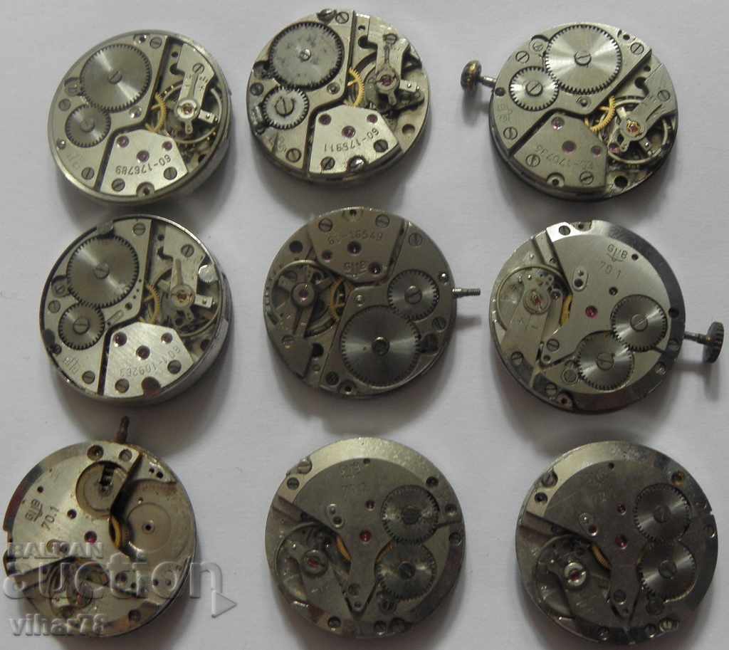 Delivery of LOT OF 9 GUB-GLASHUTTE WATCH MACHINES Delivery of LOT OF 9 GUB-GLASHUTTE WATCH MACHINES