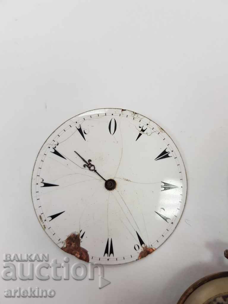 Auction Lot of dials and parts for pocket watches Auction Lot of dials and parts for pocket watches