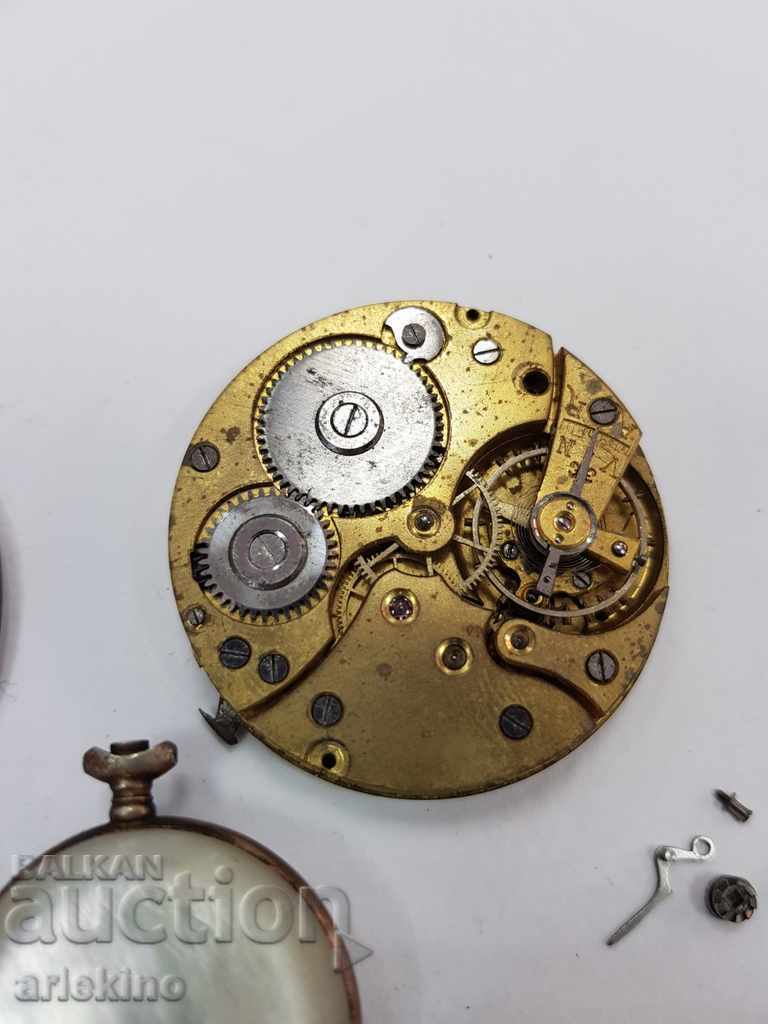 Lot of dials and parts for pocket watches - 6 Lot of dials and parts for pocket watches - 6
