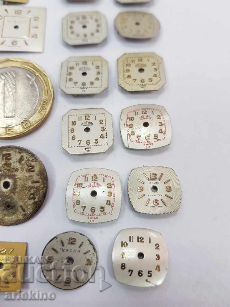 Lot of 25 Swiss dials for women's watches with price 22.00 BGN | € 11.25 Lot of 25 Swiss dials for women's watches with price 22.00 BGN | € 11.25