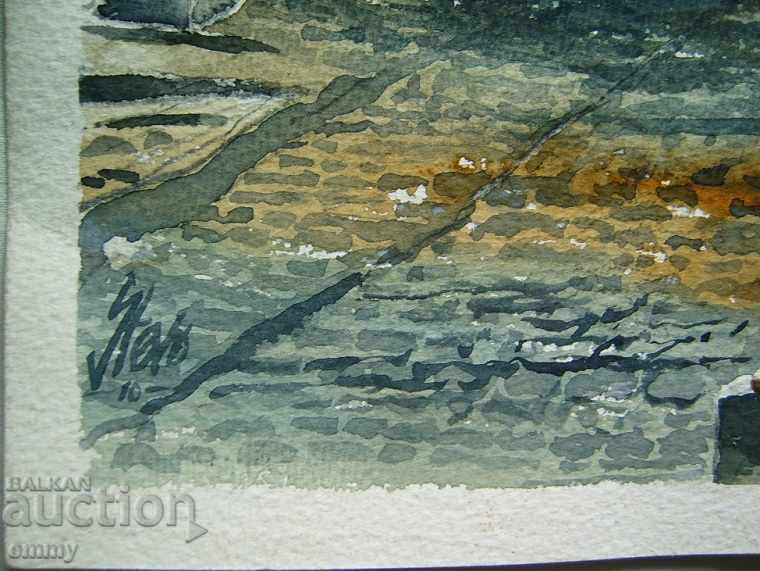 Watercolor drawing Old Plovdiv 2010 Martin Stevenson - 5 Watercolor drawing Old Plovdiv 2010 Martin Stevenson - 5