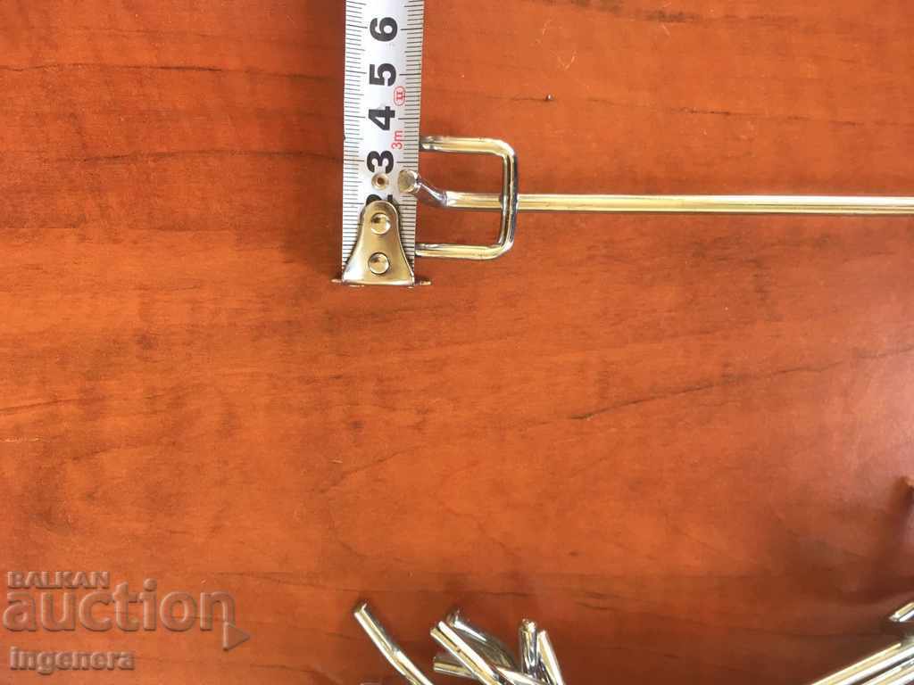 Auction RACK HOOKS PERFORATED BACK NEW SALE-29 PCS Auction RACK HOOKS PERFORATED BACK NEW SALE-29 PCS