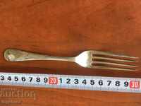 FORK SILVER PLATED ANTIQUE