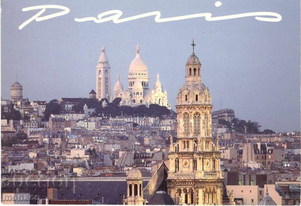Old postcard - Paris, Montmartre