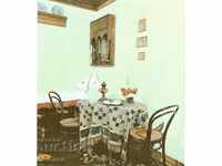 Old postcard - Sopot, House-museum "Ivan Vazov" - guest room