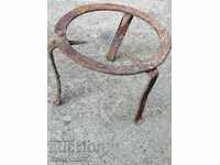 Soba antic din fier forjat, vatra, gratar, focar din fier forjat