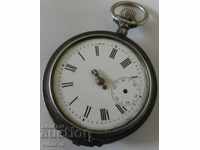 silver pocket watch-ancre-anchor