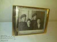 OLD WAR PHOTO IN A GOLDEN FRAME by CLOCK GILT